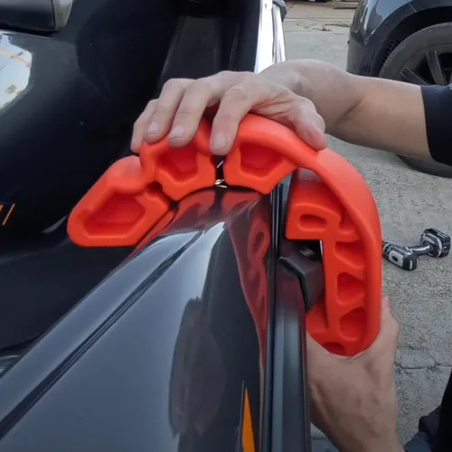 Vista 4 de Guardabarros de presión para Sea-Doo 295100418, mejora con material resistente a rasgaduras para jet ski (Negro)