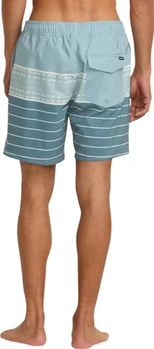 Vista 2 de RVCA Pantalón corto con cintura elástica para hombre, con bragueta sintética y bolsillos en las costuras laterales.