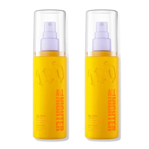 Vista 13 de Urban Decay All Nighter - Spray Fijador de Maquillaje Impermeable de Viaje, Acabado de Brillo Piel de Cristal, Hasta 24 Horas de Uso, Niebla Facial