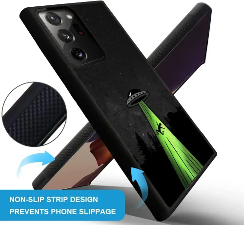 Vista 2 de Funda compatible con Samsung Galaxy Note 20 Ultra, Alien Ship antideslizante y a prueba de golpes, funda protectora para niño, funda trasera