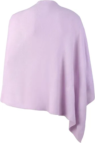 Vista 106 de Fomolom Ponchos para mujer, versátil, ligero, tejido sólido, chal envolvente, bufanda, accesorios para mujer