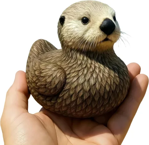 Vista 9 de Figura de pato pulpo – Figura de pato animal de resina, estatua creativa de criatura marina, adorno coleccionable para tablero de instrumentos