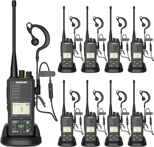 Vista 12 de SAMCOM Radios bidireccionales FPCN10A de largo alcance (FPCN10A cargador múltiple)