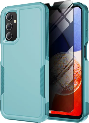 Vista 12 de jaroco Funda para iPhone 13, con [protector de pantalla de privacidad] [soporte magnético con patilla] [compatible con MagSafe], funda de teléfono