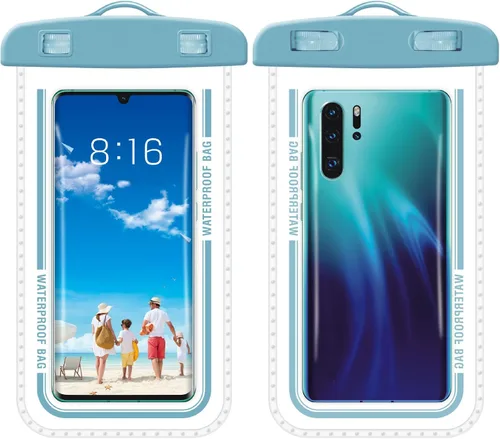 Vista 8 de Baiao Bolsa impermeable para teléfono, funda impermeable de 8.3 pulgadas para iPhone 16, 15, 14, 13 Pro Max, IPX8, bolsa seca para teléfono celular
