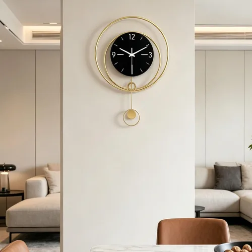 Vista 11 de Dankeit Reloj de pared decorativo de 13 pulgadas, silencioso y sin tictac, funciona con pilas, reloj de pared grande para sala de estar, cocina