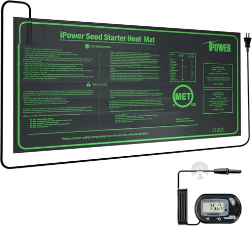 Vista 22 de iPower Alfombrilla térmica duradera e impermeable para plántulas, almohadilla hidropónica cálida para un inicio eficiente de semillas, uso