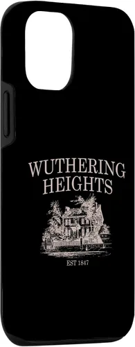 Vista 3 de iPhone 14 Cumbres borrascosas, Catherine Earnshaw y Heathcliff, funda Bronte