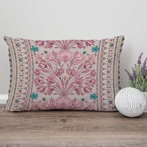 Vista 48 de ArogGeld Funda de cojín con flores verdes y blancas con flores grises y negras y hojas verdes en estilo chinoiserie, funda de almohada cuadrada