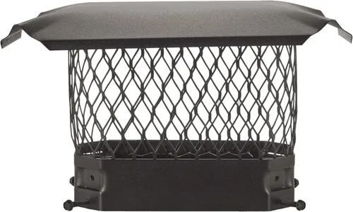Vista 12 de Draft King CBO913 - Tapón de chimenea de acero galvanizado negro con perno, 9 x 13 pulgadas