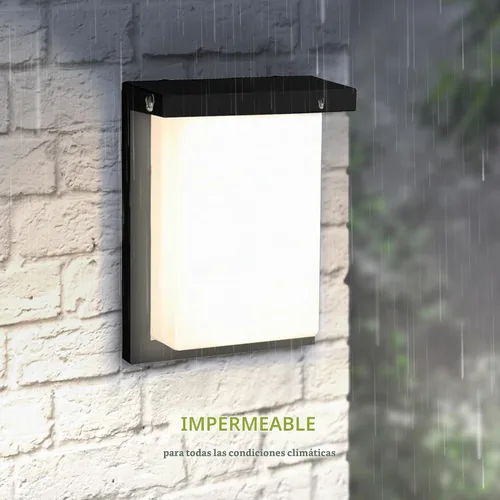 Vista 7 de ASD Lámpara LED de pared para exteriores de 8", aplique de casa para puerta delantera 3CCT, regulable, impermeable, certificada por ETL 12W