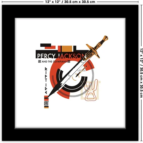 Vista 6 de Trends International Gallery Pops Disney Percy Jackson and the Olympians - Póster de pared con insignia Riptide de 12.00 x 12.00 pulgadas, versión