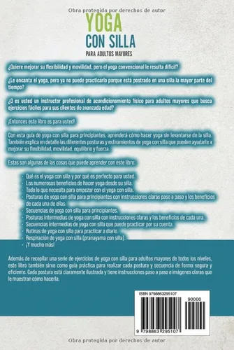 Vista 2 de Yoga con silla para adultos mayores Estiramientos y posturas sentado que puede hacer en cualquier lugar para aumentar la flexibilidad, la movilidad