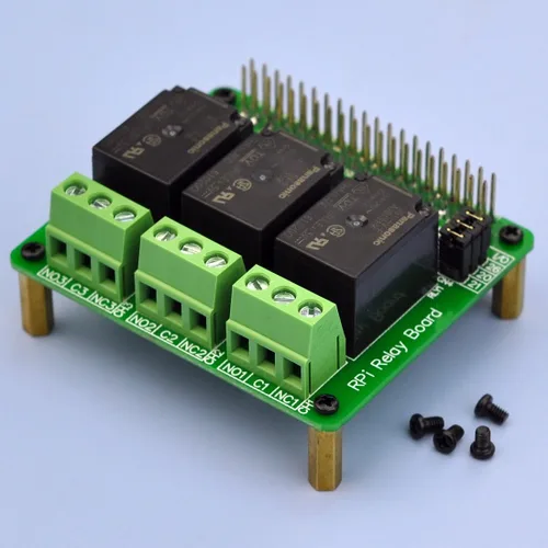 Vista 2 de Electronics-Salon RPi Power Relay Board Módulo de expansión para Raspberry Pi A+ 3A+ B+2B 3B 3B+4B