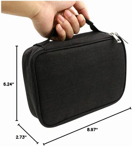 Vista 10 de Estuche para lápices y bolígrafos BTSKY de gran capacidad con cierre, bolsita para lápices multifuncional