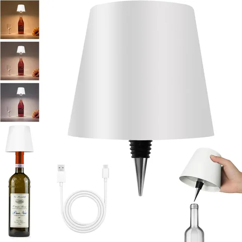 Vista 30 de 2025 Nueva Lámpara Inalámbrica para Botellas - Luces LED para Botellas de Licor y Vino, Pantalla Inalámbrica, Luz Superior para Botella de Whisky