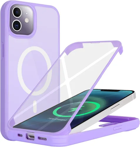 Vista 30 de Funda para iPhone 8 Plus con protector de pantalla, compatible con Magsafe, para iPhone 7 Plus, protector de pantalla integrado, funda delgada