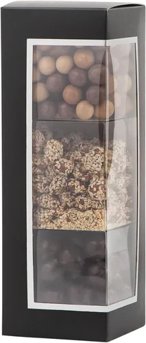 Vista 2 de Hammont Cajas de galletas para regalo, paquete de 6 cajas pequeñas para panadería, cajas decorativas de pastelería con ventana, recuerdos de fiesta