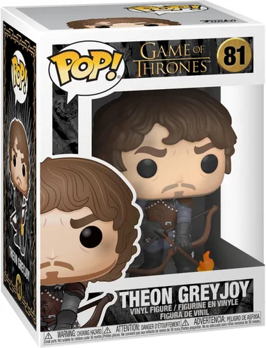 Vista 4 de Theon Greyjoy: Fun ko P o p ! - Figura de vinilo con 1 protector gráfico compatible con 'ToysDiva' (081 - 44821 - B)