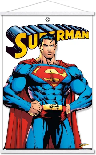 Vista 8 de Trends International DC Comics - Póster de pared con marco magnético de Superman