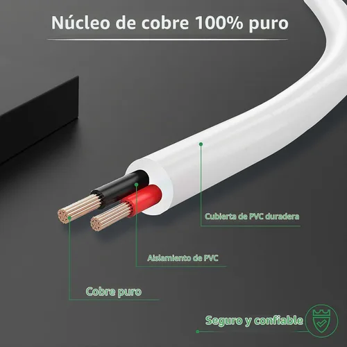 Vista 4 de Cable de carga magnético USB de repuesto para varita masajeador juguetes recargables (0.31 pulgadas)