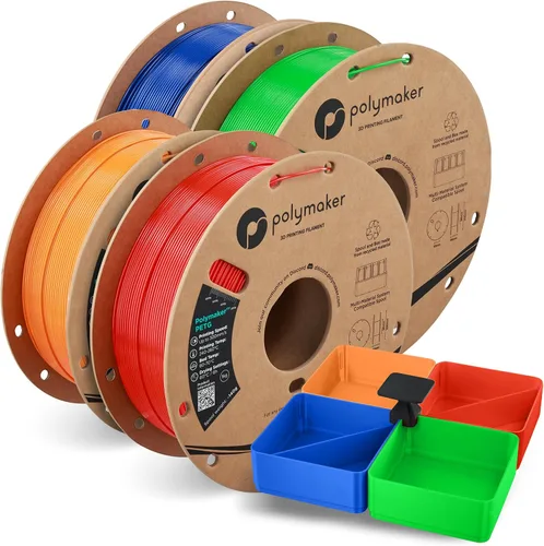 Vista 31 de Polymaker PETG Filament 1.75mm, 1KG, Army Brown PETG 3D Printer Filament, High-Speed Up to 500mm/s, Neatly Wound, Smooth Feeding, Reduced Stringing