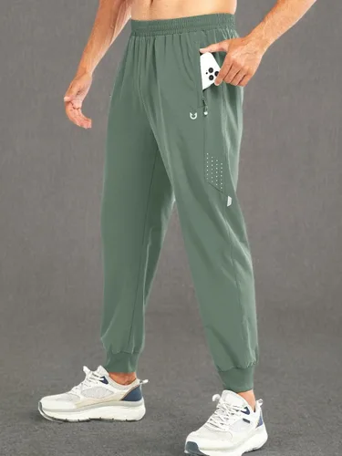 Vista 7 de NORTHYARD Pantalones deportivos para correr para hombre, ligeros, de secado rápido, para gimnasio, deportes activos, entrenamiento en pista