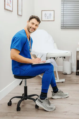 Vista 2 de Sockwell Calcetines de compresión graduada moderada para hombre Circulator Negro Multi