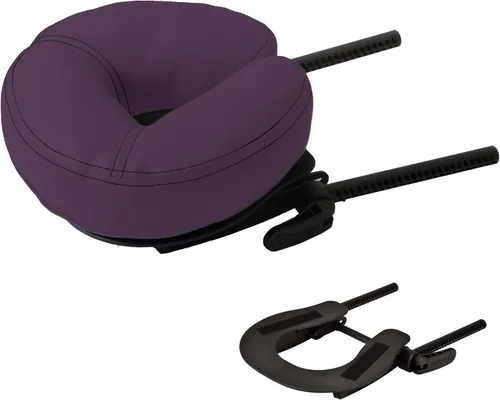 Vista 2 de EarthLite Caballete para Cama de Masaje con Apoyacabeza Ajustable Deluxe - Plataforma de Apoyacabeza Completamente Ajustable y Duradera para Sillas