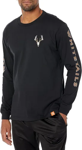 Vista 3 de Legendary Whitetails - Camiseta de manga larga para hombre, con diseño exclusivo