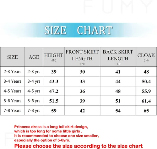 Vista 5 de FUMY Princess Dresses for Girls Elsa Dress Costume Luxury Sequin Halloween Birthday Party Dress Up Including Crown Wig Gloves