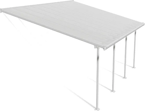 Vista 16 de Techo Palram Feria para patio y/o terraza, Amigable con el ambiente, Blanco