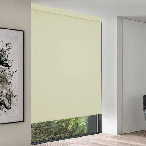 Vista 6 de MYshade Persianas enrollables opacas sin cordón, con funda de cenefa, oscurecimiento de habitación para el hogar, oficina, baño, puerta francesa