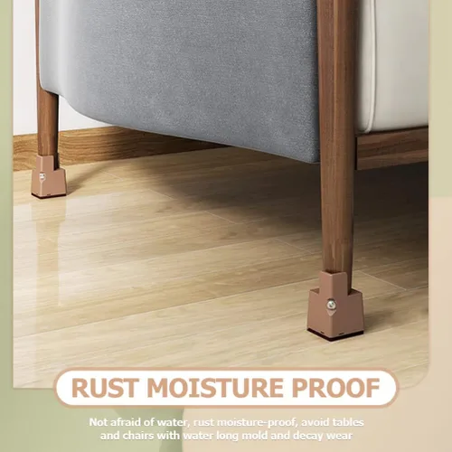 Vista 9 de Toddmomy 4 elevadores de silla ajustables con abrazadera de tornillo resistentes para sofá, mesas, muebles de cama, elevadores de silla, patas