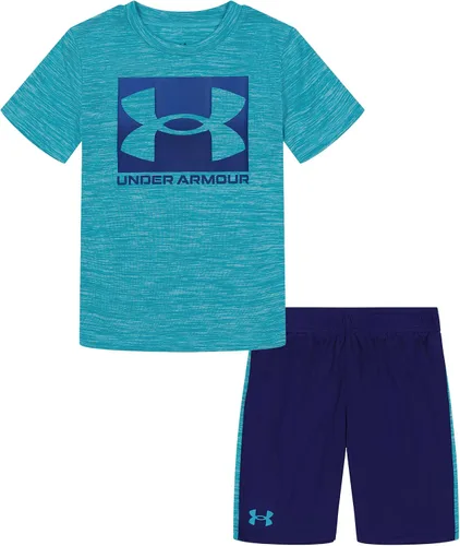 Vista 82 de Under Armour baby-girls Ua Terrazzo Leopard Heart SetShort Set