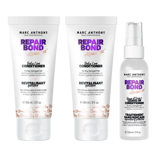 Vista 14 de Marc Anthony Champú y acondicionador de aceite de argán con queratina, hidratante e hidratante para cabello seco y opaco. Repara, fortalece y revive