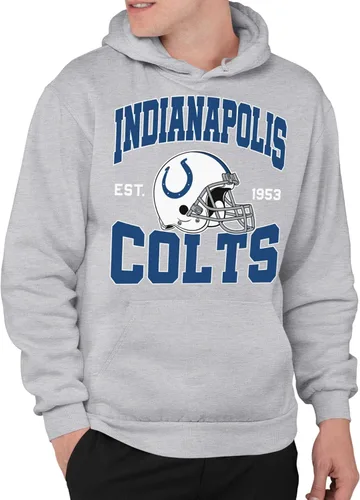 Vista 12 de Junk Food NFL Sudadera con Capucha Pullover Signature unisex para adultos. Ajuste Unisex Relajado.