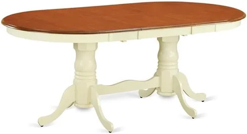 Vista 3 de Atlin Designs Juego de mesa y silla de comedor de madera de 7 piezas en color cereza