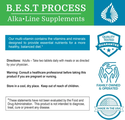 Vista 4 de SuperV Best Process AlkaIine — Multivitamínico energizante y desintoxicante — Vitaminas y minerales con enzimas digestivas, superalimentos y hierbas