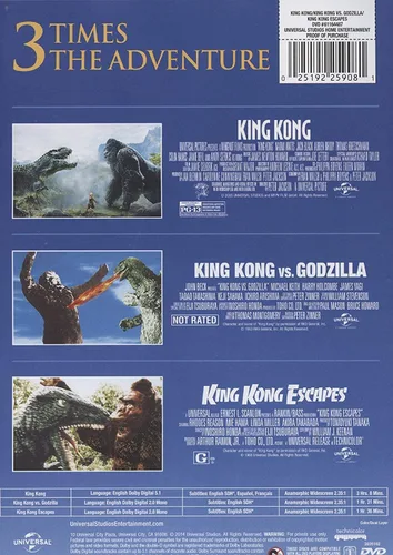 Vista 2 de King Kong, King Kong vs Godzilla, King Kong Escapes