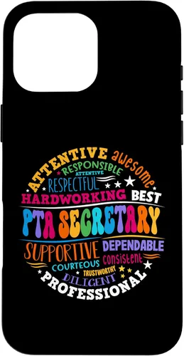 Vista 19 de iPhone 16 Parents Teacher Association Team Supporter PTA Secretary Case