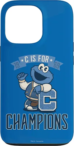 Vista 10 de iPhone 16 Sesame Street Cookie Monster C es para Champions Case
