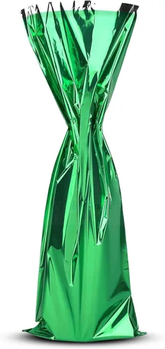Vista 14 de MT Products Bolsas de regalo de vino Mylar metalizadas azules de 6.5 x 18 pulgadas, ideales para tirar de vino, paquete de 25