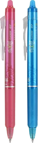Vista 4 de PILOT FriXion 31483 - Bolígrafos de tinta de gel borrable retráctiles y recargables, punta fina, colores surtidos, paquete de 2