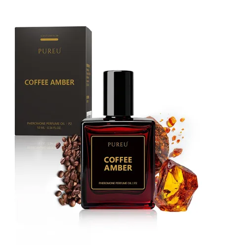 Vista 15 de PUREU Perfume de feromonas para mujer, perfumes de feromonas de larga duración, aceite ámbar y negro de vainilla, rollo en rollo de 0.34 onzas