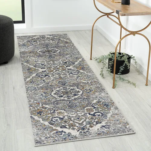 Vista 18 de Luxe Weavers 4620 Marine 2x3 - Alfombra floral envejecida