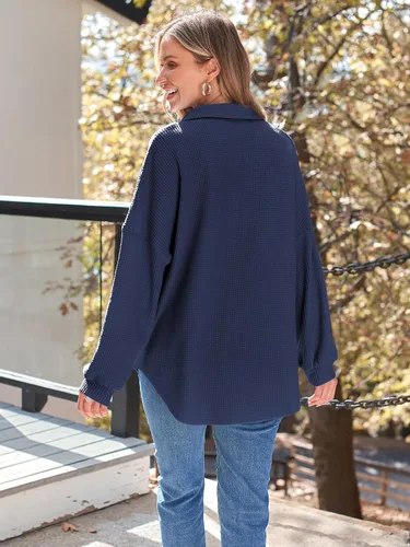 Vista 4 de AUTOMET Cothes de otoño para mujer 2025, trajes de concierto de campo de moda, chaquetas de pana, camisas con botones