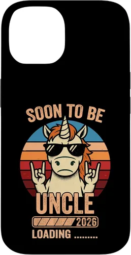 Vista 4 de Soon to Be Uncle 2026 Unicorn Uncle to Be 2026 Case for iPhone 16