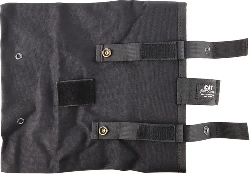 Vista 3 de MOLLE Bolsa de Descarga Grande con Cordón - Bolsa Táctica Plegable de Descarga de Cargadores para Cinturón de Servicio - Bolsa Táctica Enrollable