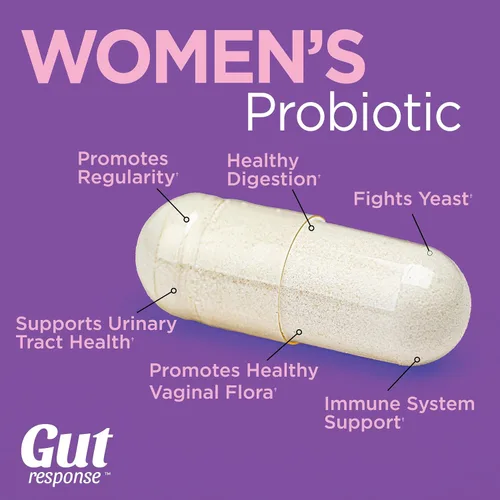 Vista 3 de Probiótico para mujeres, ralentiza el envejecimiento digestivo, aumenta el sistema inmunológico, apoya la salud femenina y de la UT, extracto